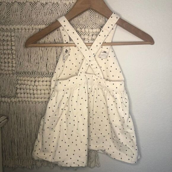 Girls Corduroy Star Overalls Dress 4T - Picture 3 of 5